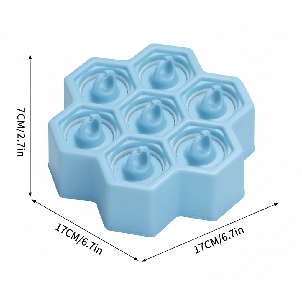 DIY Silicone Popsicle Mold - Vitality Blue