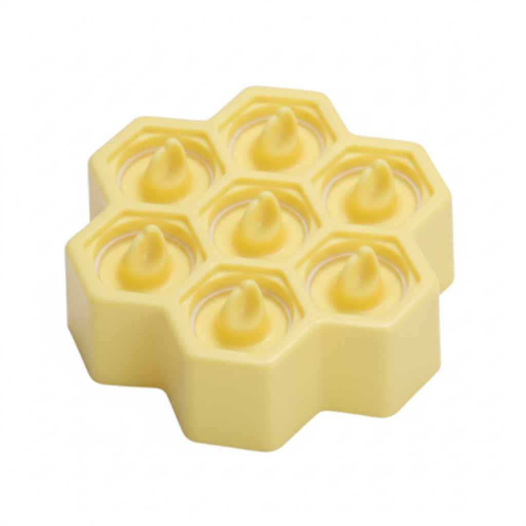 DIY Silicone Popsicle Mold - Lemon Yellow