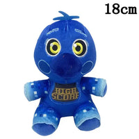 Blue bird NAF plush toy with a cheerful expression and vibrant colors, crafted for cuddly fun, 18cm tall.