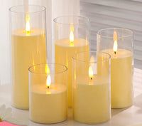 USB Rechargeable Flameless Candles for Ambient Lighting