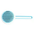 Blue Automatic Hair Remover & Massage Comb for cats and dogs with a sleek design and ergonomic handle.