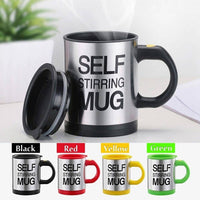 Stainless Steel Lazy Automatic Self-Stirring Innovative Mug | ORANGE KNIGHT & CO.