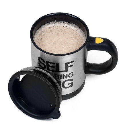 Stainless Steel Lazy Automatic Self-Stirring Innovative Mug | ORANGE KNIGHT & CO.