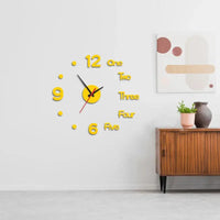 Diy Nordic Big Watch Large Home Decorative Modern Luxury Cheap Digital Acrylic Wall Clock | ORANGE KNIGHT & CO.