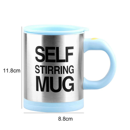 Stainless Steel Lazy Automatic Self-Stirring Innovative Mug | ORANGE KNIGHT & CO.