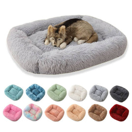 Plush Pet Bed - ORANGE KNIGHT & CO.